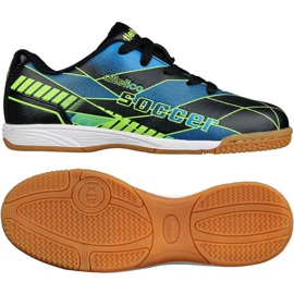 Indoor shoes Atletico In Jr 7336 S76637 black blue green black