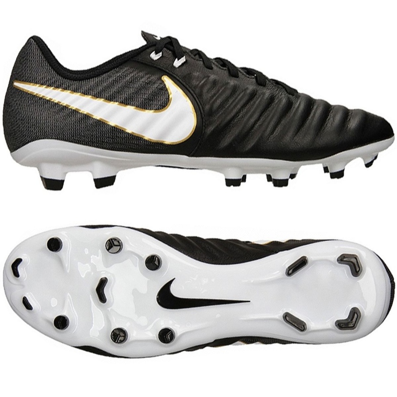 Nike Tiempo Ligera Iv Fg M 897744-002 football boots black black Nike Tiempo Ligera Iv Fg M 897744-002 football boots black black