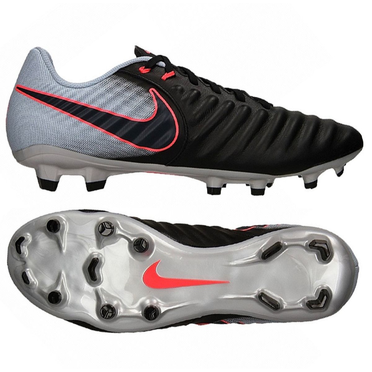 Nike Tiempo Ligera Iv M football black multicolored - KeeShoes