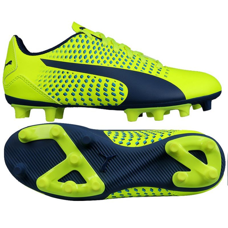 Puma Adreno Iii Fg Safety Junior 104049 10 football boots golden green