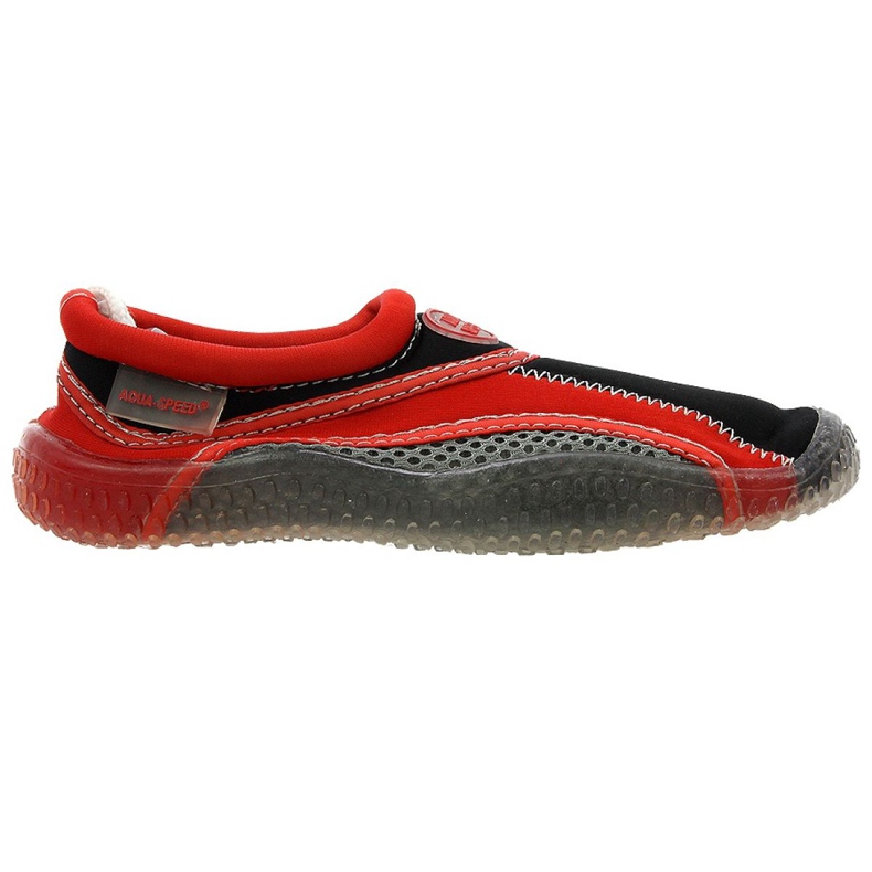 Aqua-Speed ​​Jr. red-gray neoprene beach shoes multicolored multicolored