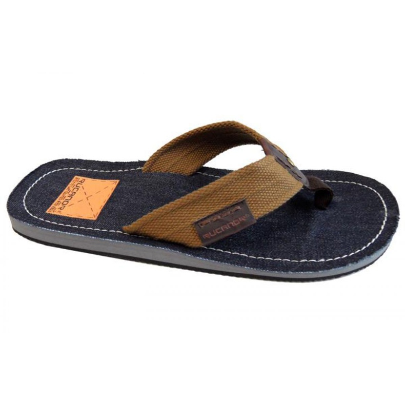 Flip-flops Rucanor Amaro M 28708-02 brown navy blue Flip-flops Rucanor Amaro M 28708-02 brown navy blue