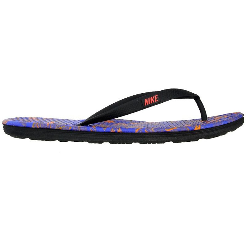 Nike Solarsoft Thong Ii Print M 511365-064 slides black violet