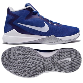 Basketball shoes Nike Air Precision M blue