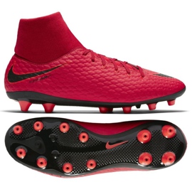 Nike Hypervenom Phelon football shoe red