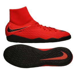 Indoor shoes Nike HypervenomX Phelon Iii Df Ic M 917768-616 red red