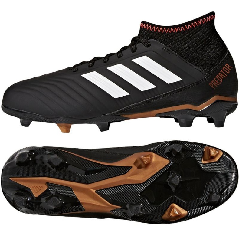 Adidas Predator 18.3 FG Jr CP9010 football boots black
