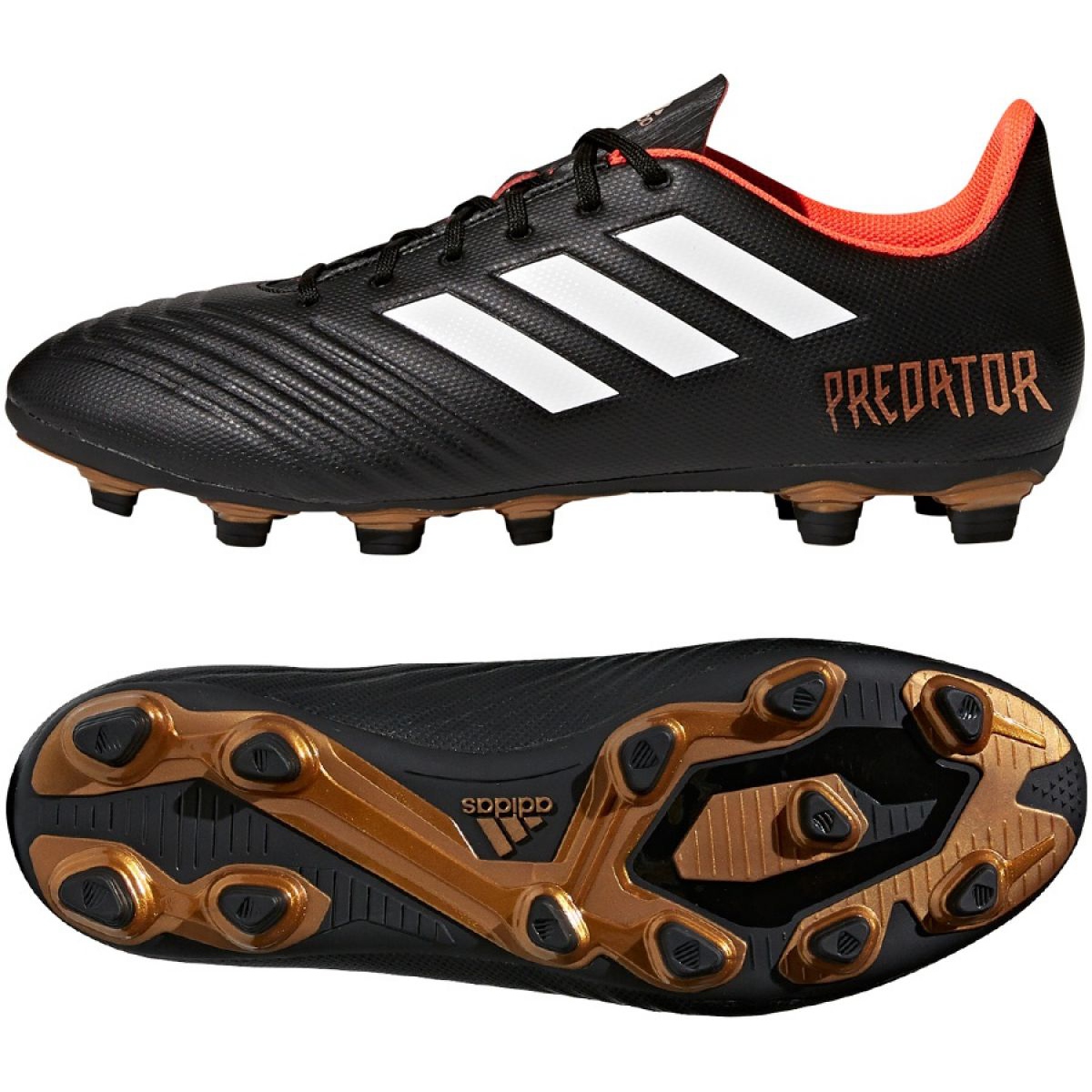 Adidas Predator 18.4 FxG M CP9265 football boots black black