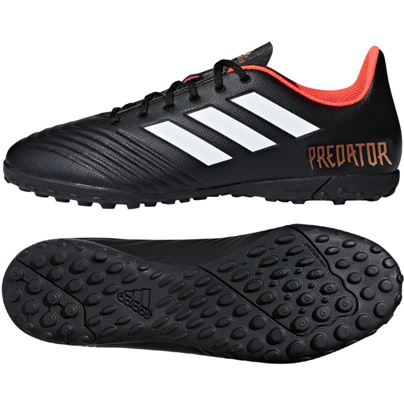 Adidas Predator Tango 18.4 Tf CP9272 football boots black black KeeShoes