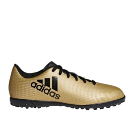 The adidas X Tango 17.4 Tf football boots golden