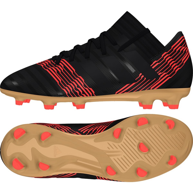 Adidas Nemeziz 17.3 Fg Jr CP9165 football boots black black