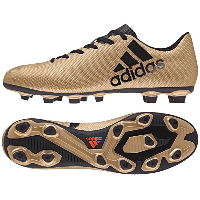 Adidas X 17.4 FxG M CP9195 football boots golden