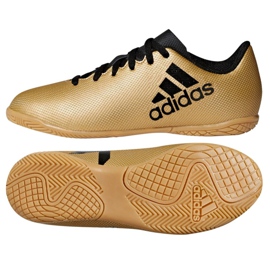 Indoor shoes adidas X Tango 17.4 In Jr CP9052 golden