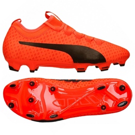 Puma Evo Power Vigor 3 Fg M 104297 01 football boots multicolored red Puma Evo Power Vigor 3 Fg M 104297 01 football boots multicolored red