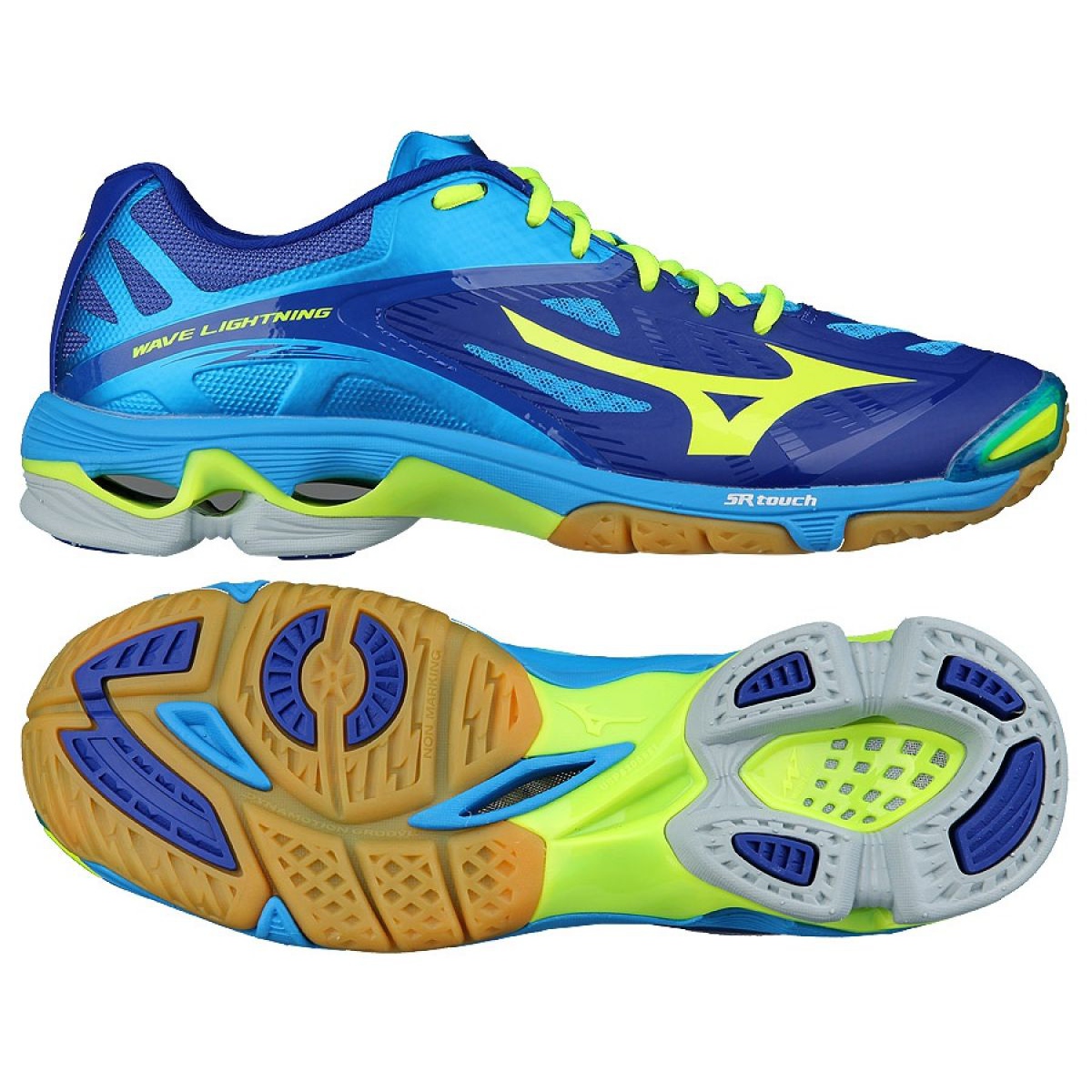 Mizuno Wave Lightening Z2 M V1GA160043 volleyball shoes blue multicolored