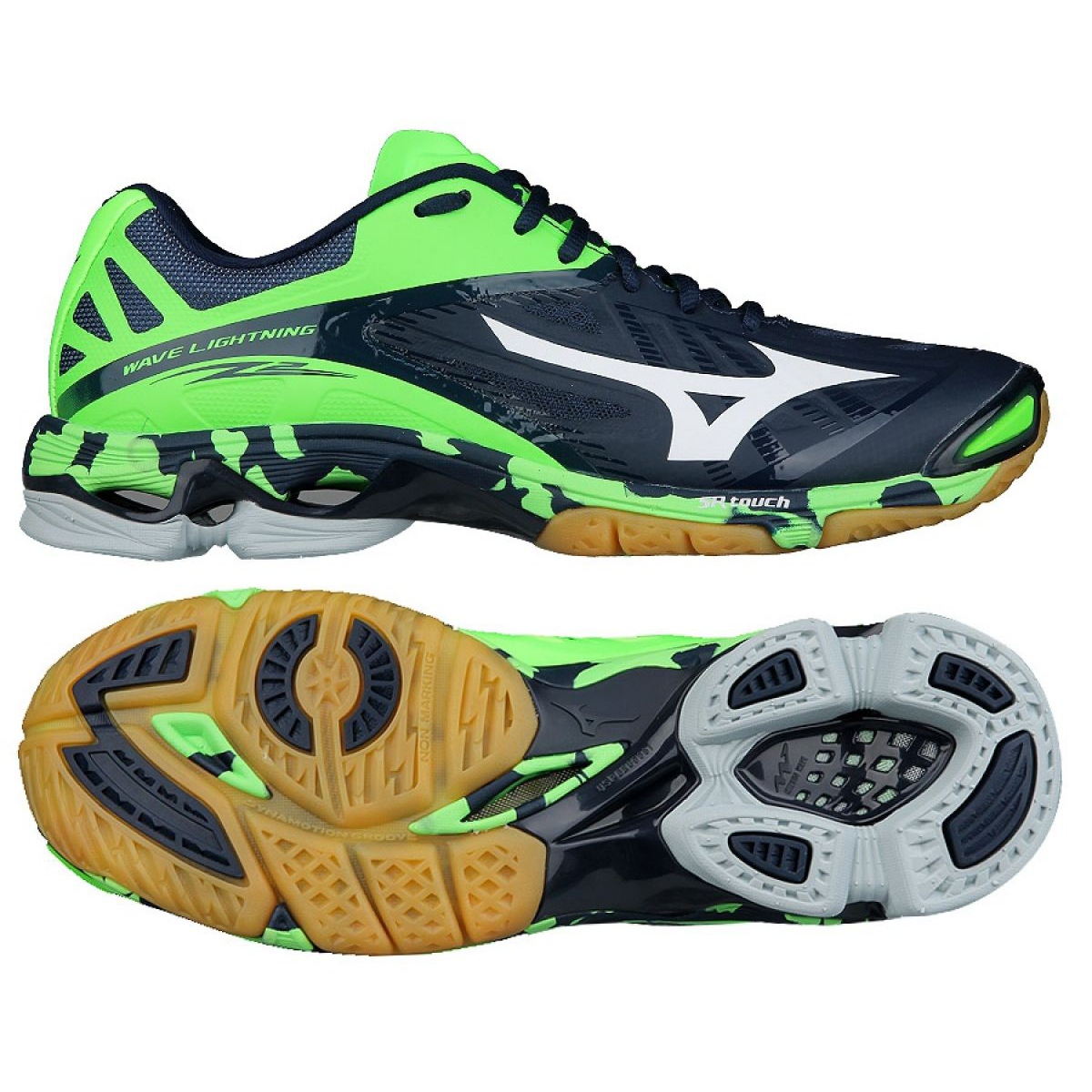 mizuno wave lightning z2 navy