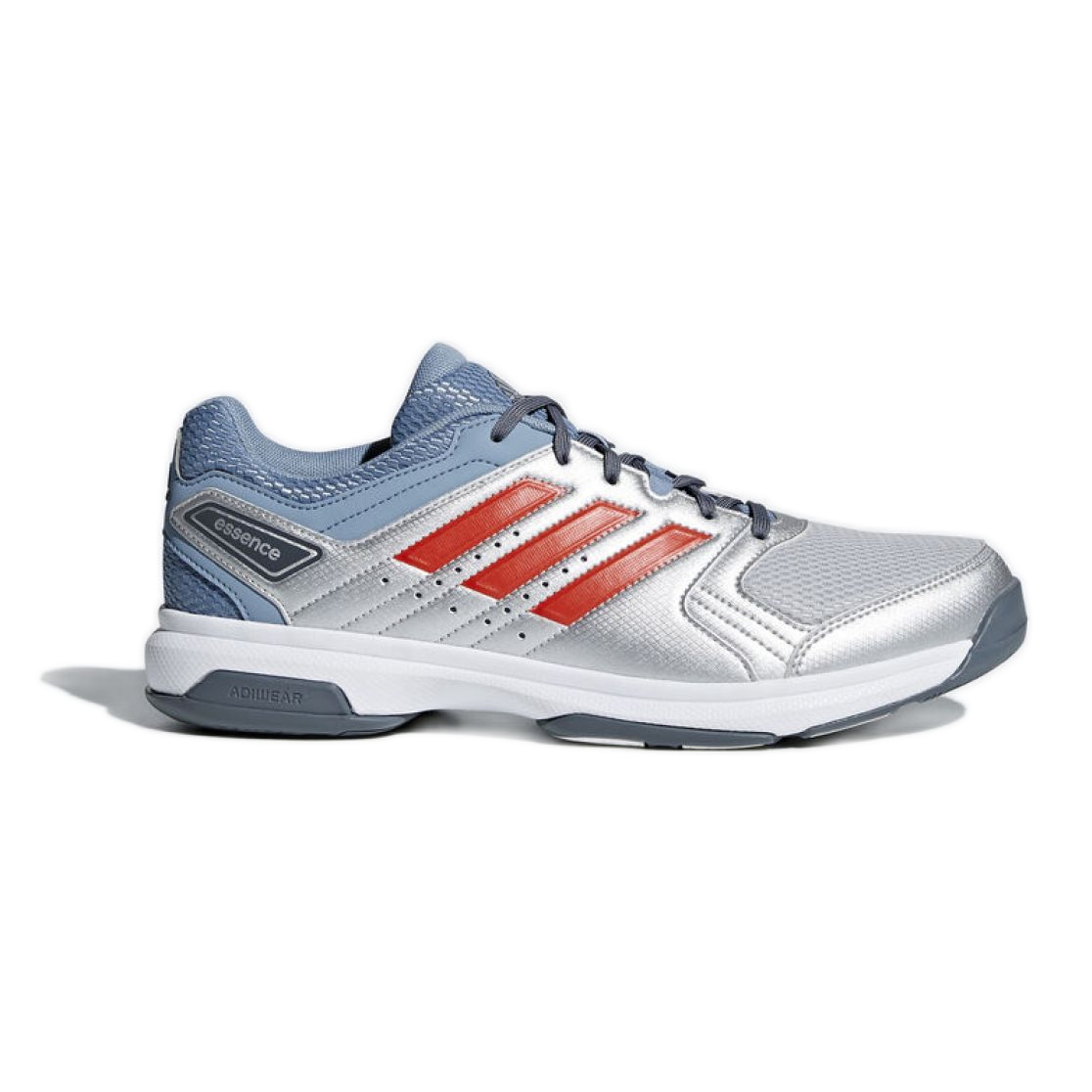 Adidas Essence M BB6342 handball shoes blue silver - KeeShoes