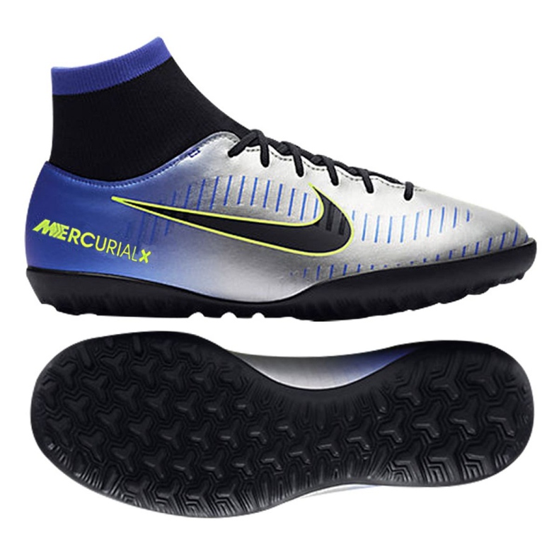 Nike MercurialX Jr Victory Vi Neymar Df Tf 921492-407 shoe multicolored grey