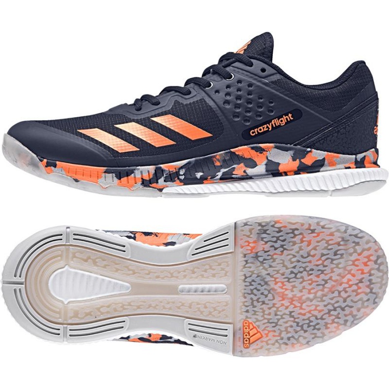 Adidas Crazyflight Bounce M BB6118 volleyball shoes navy blue