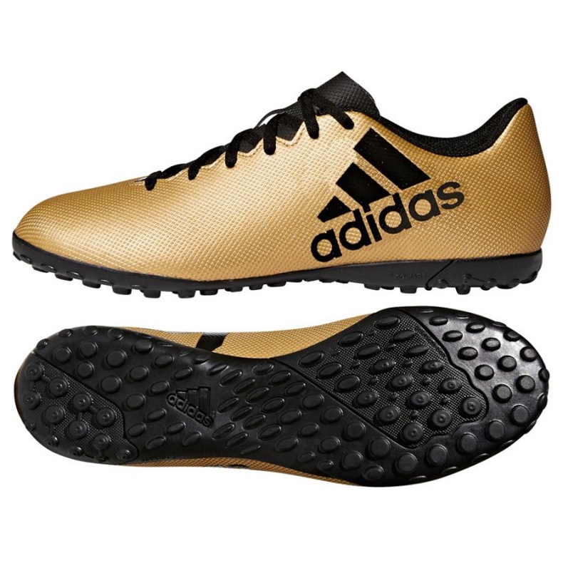 Adidas X Tango 17.4 Tf M CP9146 football boots golden golden