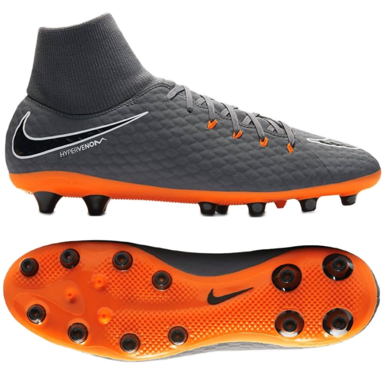 Nike Hypervenom Phantom 3 football shoe grey