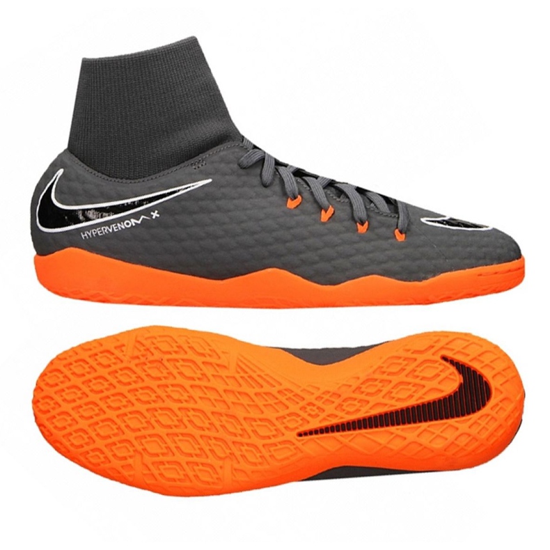 Nike Hypervenom PhantomX 3 Academy Df Ic M AH7274-081 football shoes grey grey