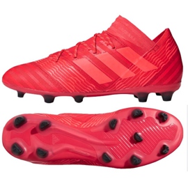 Adidas Nemeziz 17.2 Fg M CP8971 football boots red red Adidas Nemeziz 17.2 Fg M CP8971 football boots red red