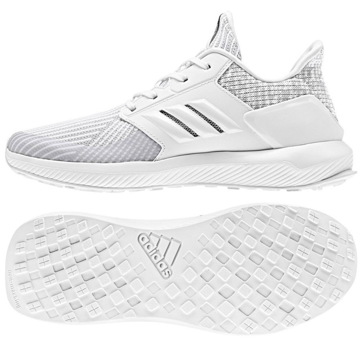 Running shoes adidas Rapida Run Knit Jr DB0215 white