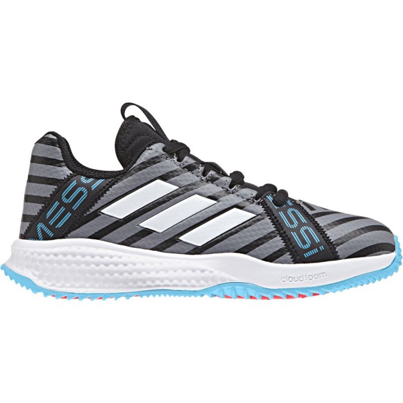 Adidas RapidaTurf Messi football boots grey
