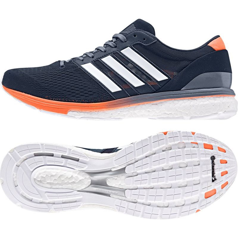 Running shoes adidas Adizero Boston 6 M BB6412 navy blue KeeShoes