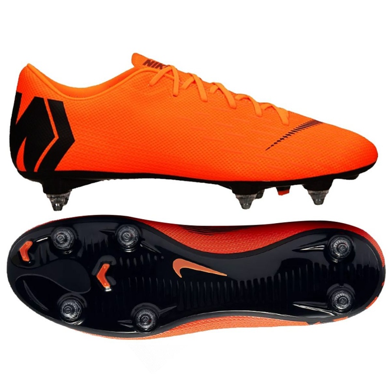 Nike Mercurial Vapor 12 Academy Sg Pro M AH7376-810 soccer shoes orange orange