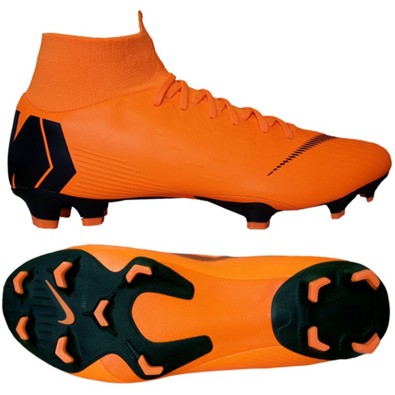 Nike Mercurial Superfly 6 Pro Fg M AH7368-810 soccer shoes orange orange