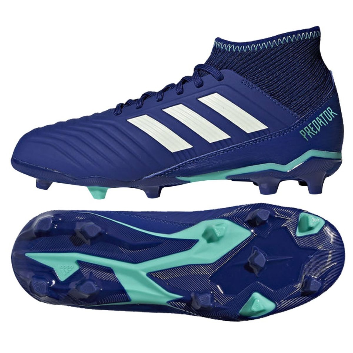 Adidas Predator 18.3 Fg Junior CP9012 football boots blue blue