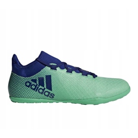 Indoor shoes adidas X Tango 17.3 In M CP9142 turquoise, blue green Indoor shoes adidas X Tango 17.3 In M CP9142 turquoise, blue green