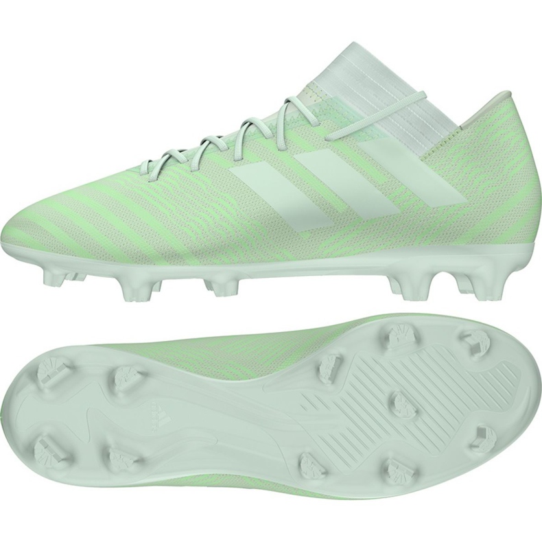 Adidas Nemeziz 17.3 Fg M CP8989 football boots green green Adidas Nemeziz 17.3 Fg M CP8989 football boots green green