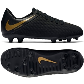 Nike Hypervenom Phantom 3Club Fg Jr AJ4146-090 football boots black black