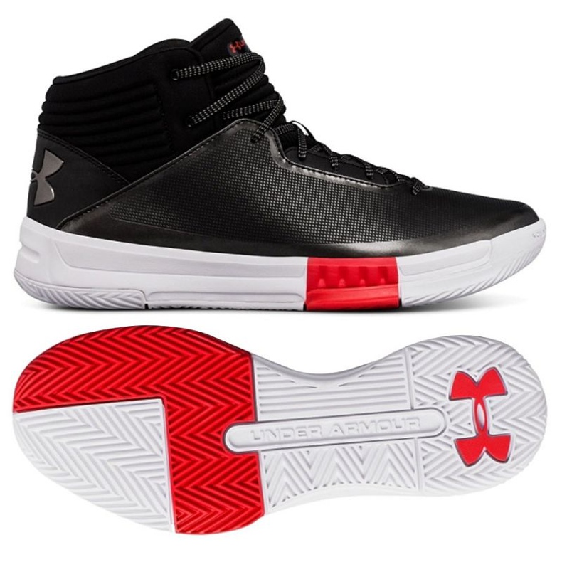 Under Armour Under Armor Lockdown 2 basketball shoes black Under Armour Under Armor Lockdown 2 basketball shoes black