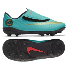 Nike Mercurial Vapor 12 Club Ps V CR7 Mg Jr AJ3096-390 football shoes blue blue
