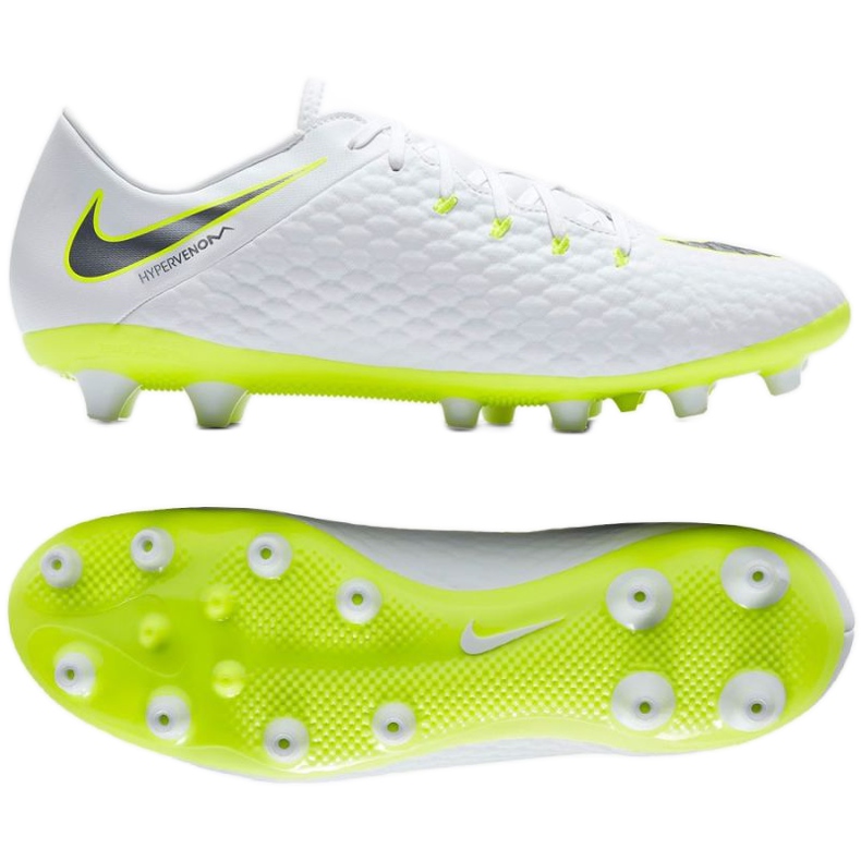 Nike Hypervenom Phantom 3 Academy Ag Pro M AJ6710-107 football shoe white white