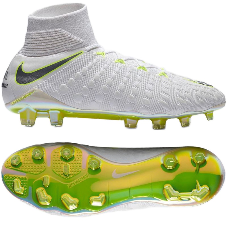 Nike Hypervenom Phantom 3 Elite Dynamic Fit FG M AJ3803-107 football shoes white Nike Hypervenom Phantom 3 Elite Dynamic Fit FG M AJ3803-107 football shoes white