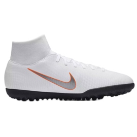 Nike Mercurial SuperflyX 6 Club Tf M AH7372-107 football shoes white white Nike Mercurial SuperflyX 6 Club Tf M AH7372-107 football shoes white white