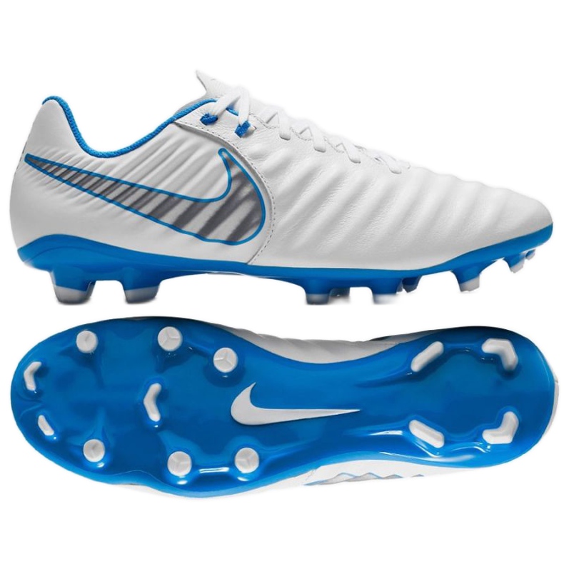 Nike Tiempo Legend 7 Academy Fg M AH7242-107 football shoes white white