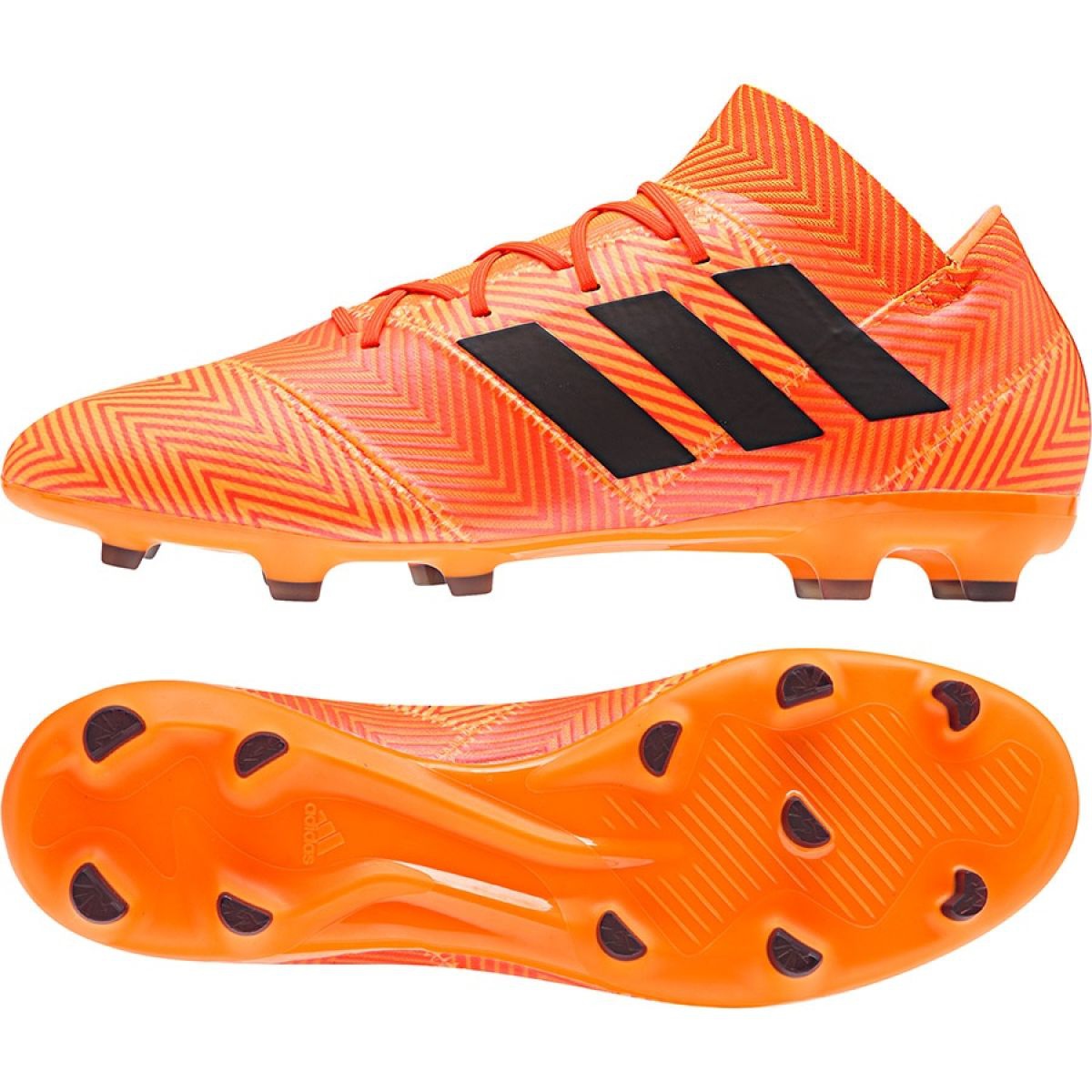 Orange nemeziz football hot sale boots