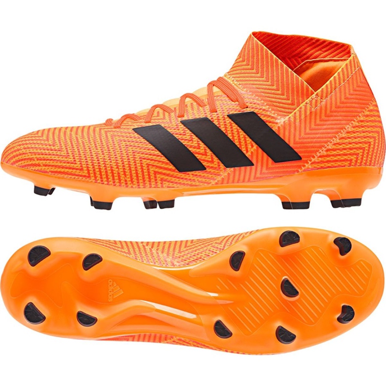 Adidas Nemeziz 18.3 Fg M DA9590 football boots orange orange Adidas Nemeziz 18.3 Fg M DA9590 football boots orange orange