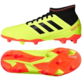 Adidas Preadtor 18.3 Fg Jr DB2319 football boots multicolored yellow