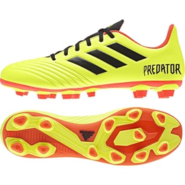 Adidas Predator 18.4 FxG M DB2005 football boots yellow multicolored -  KeeShoes