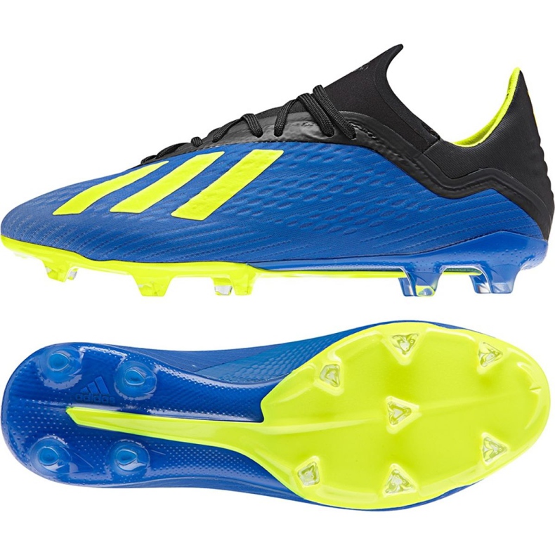 Adidas X 18.2 Fg M DA9334 football boots navy blue blue Adidas X 18.2 Fg M DA9334 football boots navy blue blue