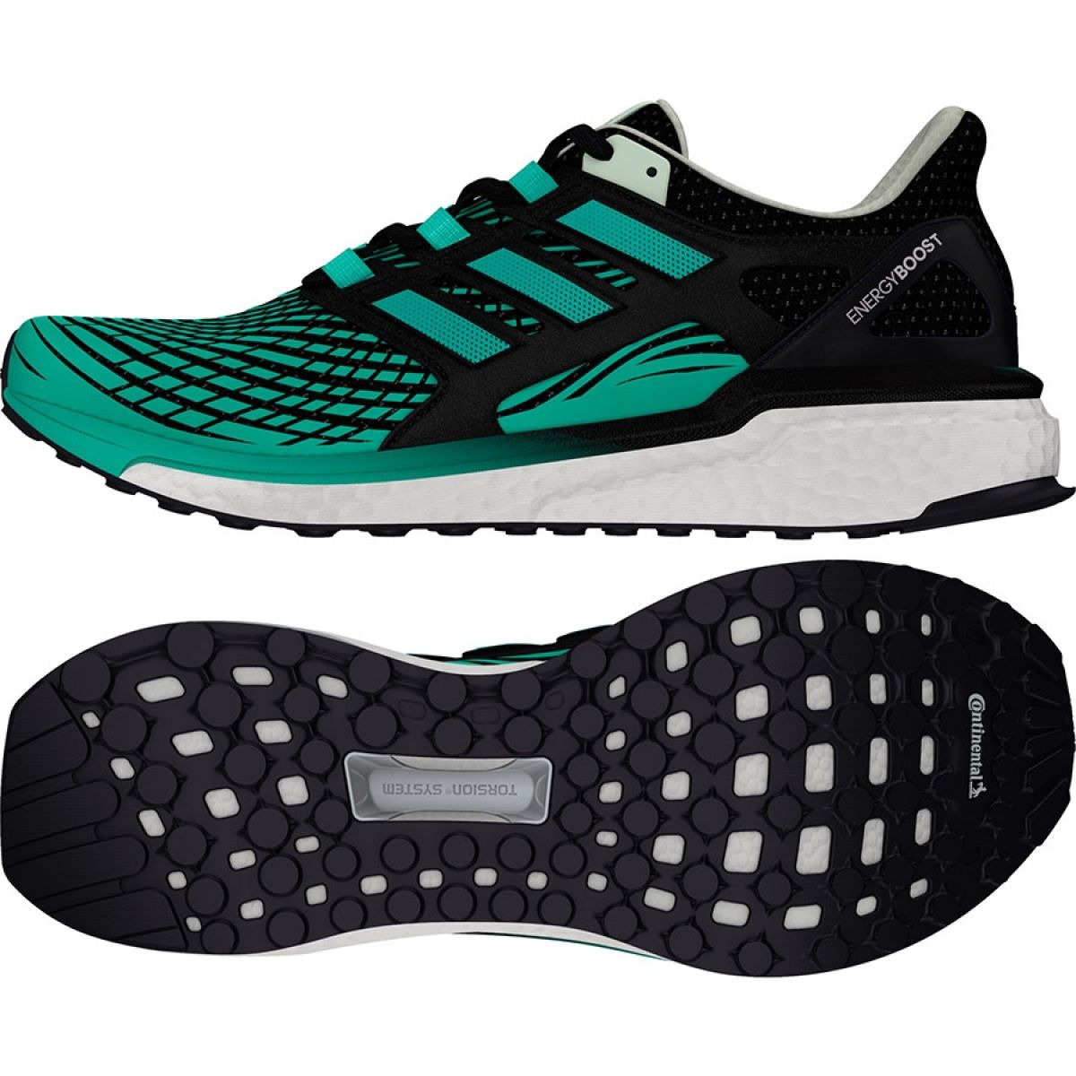 Running shoes adidas Energy Boost W CG3973 black green
