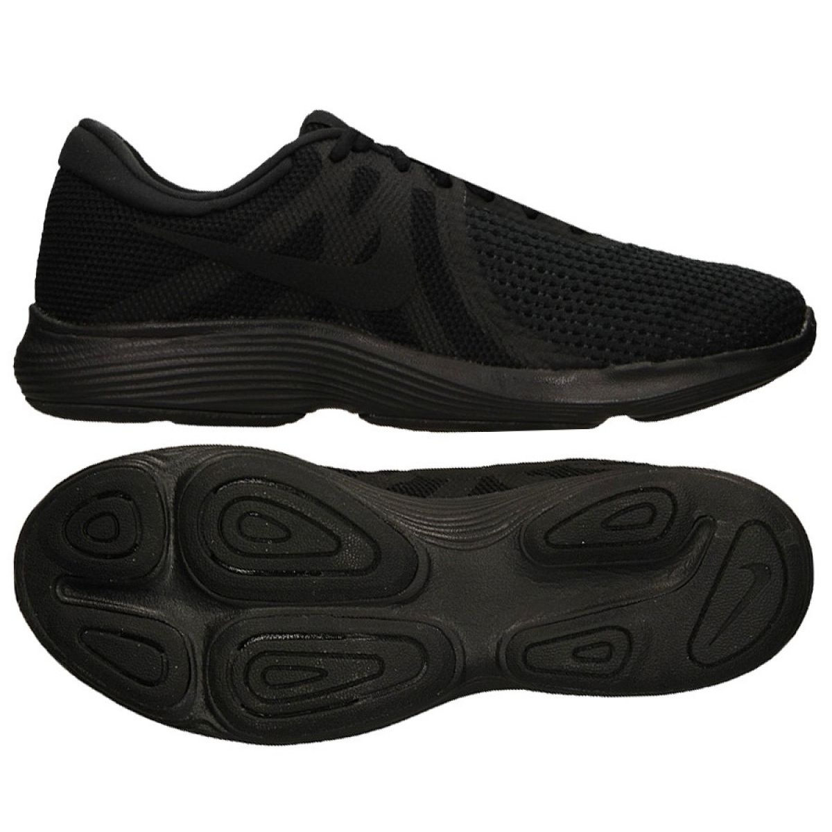 Nike revolution 4 black sale