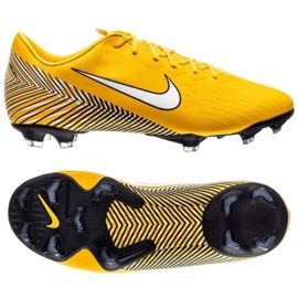 Nike Mercurial Vapor 12 Elite Neymar Fg Jr AR4091-710 soccer shoes yellow ns about ns vol